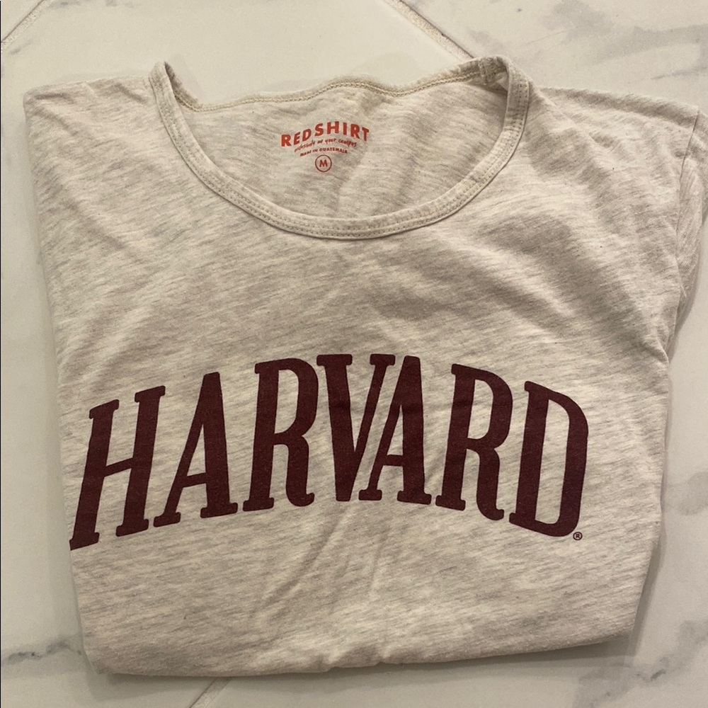 HARVARD TEE Red Shirt Brand